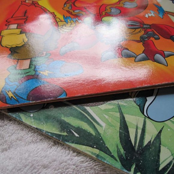 2 Digimon 3 Hole Folders Japanese Animation Anime School Digital Monsters 1999 - Picture 5 of 14